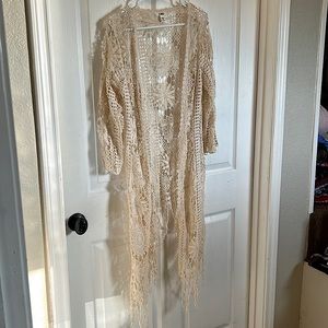 Cato large crochet cardigan